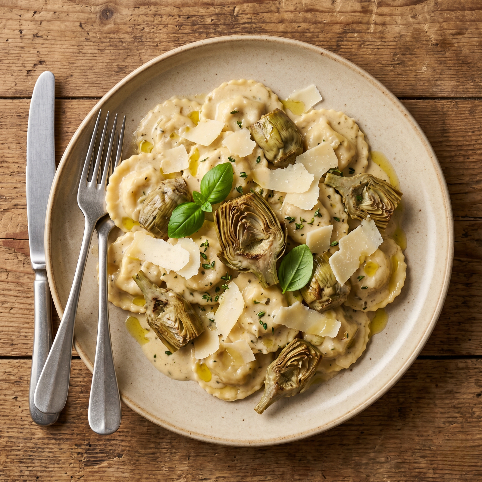 Ravioles Carciofi